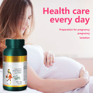 Grosir tablet asam folat besi oleh produsen untuk wanita hamil untuk mempersiapkan dan suplemen besi vitamin asam folat - Product Image 4