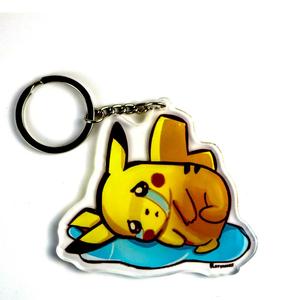 Claro <span class=keywords><strong>Anime</strong></span> de impresión de <span class=keywords><strong>dibujos</strong></span> animados lindo personalizado llavero de acrílico - Product Image 3