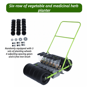 Sembradora Manual <span class=keywords><strong>de</strong></span> 6 Filas para Ahorro <span class=keywords><strong>de</strong></span> Mano <span class=keywords><strong>de</strong></span> Obra, para Col, Hoja <span class=keywords><strong>de</strong></span> China y Lechuga, Sembrado Eficiente en Campos <span class=keywords><strong>de</strong></span> Hortalizas - Product Image 4