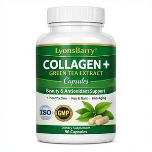 Cápsulas de Colágeno + Extracto de Té Verde, Apoyo Antioxidante de Belleza, Iluminación de la Piel, Hidratación, Crecimiento de Uñas y Cabello - Product Image 2