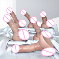 Jouet sexuel réaliste en silicone liquide de haute qualité pour hommes, avec texture réaliste, flexible et pliable pour le plaisir intime.