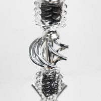 Nouveau Design Double et quatre tuyaux, ensemble de Chicha en verre de qualité moyenne, narguilé pour fumer, Chicha, narguilé