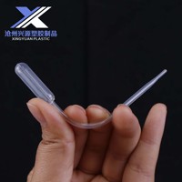 Gouttes en plastique jetables de laboratoire 3ml Pipette Pasteur de transfert 1ml 2ml 3ml 5ml 10ml