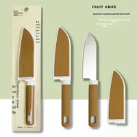 Couteau à fruits et légumes pour la maison, en acier inoxydable, JYTD10134, petit, portable, manche en plastique, éplucheur de pommes, couteau de cuisine