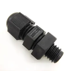 M8 * 1.25 nylon cable connector IP68 waterproof sealed connector