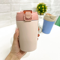 Nouvelle tasse à café double paroi 350/480 ml, gobelet isotherme personnalisé avec logo, bouteille d'eau en acier inoxydable pour l'extérieur