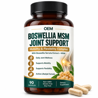 Extrait de Boswellia Serrata en capsules MSM avec standardisation de l'acide boswellique et soufre pour la mobilité – Fabricant en marque blanche