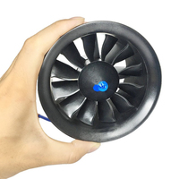 Hobbyocean 90mm EDF avion 12 pales ventilateur canalisé 6S 1450KV ou 8S 1100KV moteur pour RC Jet avion modèle pièces de rechange