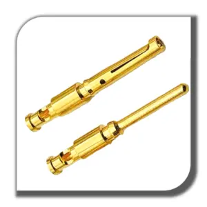 custom slots copper pin Slope line brass pin for socket connector