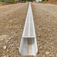 Caniveau de drainage en fibre de verre anti-âge, résistant aux UV, pour routes résidentielles, jardins, allées, paysages, places publiques et piscines