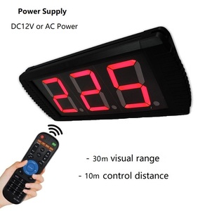 Lớn 4 inch 7 đoạn hiển thị <span class=keywords><strong>LED</strong></span> 0-999 phạm vi countrp Tally truy cập kỹ thuật số Đồng hồ đếm ngược với điều khiển từ xa - Product Image 3