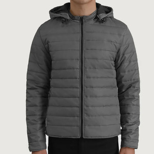 Fabricante de Ropa de Invierno, Chaqueta Acolchada para Hombre, Ligera, Informal, con Logotipo Personalizado - Product Image 4