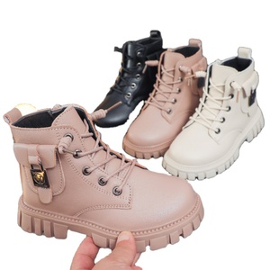 Bottes d'hiver de haute qualité pour enfants, antidérapantes, pour garçons et filles, pour la marche en neige en plein air, chaudes, à la cheville, pour filles - Product Image 1