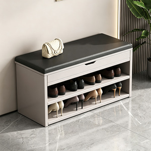 <span class=keywords><strong>Banc</strong></span> à <span class=keywords><strong>chaussures</strong></span> pour entrée de maison, meuble à <span class=keywords><strong>chaussures</strong></span> étroit intégré de luxe, tabouret de <span class=keywords><strong>rangement</strong></span> multifonctionnel long pour porte d'entrée - Product Image 4