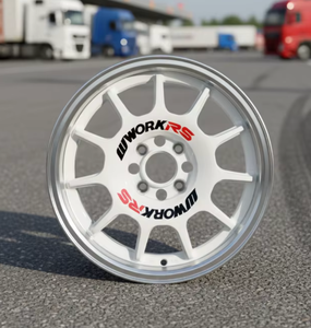 Rines de Aleación de Aluminio Forjado JDM de 15 Pulgadas en Negro, Blanco, Gris y Plateado, 5x114.3, Acabado Cromado, Borde Profundo - Product Image 2