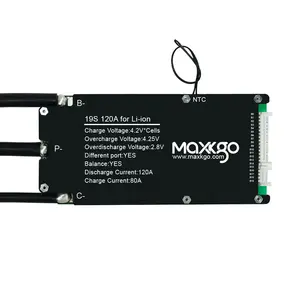 Maxkgo lto Pin 19S 120A bảng mạch pin cho xe đạp điện