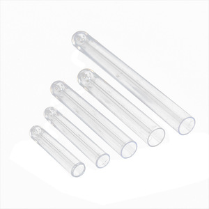 Tubos de Ensayo Kang Wanzhong 12x60 12x75 Cilíndricos Transparentes con Tapa y Graduación para Uso en Laboratorio - Product Image 1