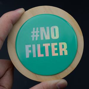 Pegatinas de Resina Epoxi Transparente 3D Personalizadas con Logotipo, Impresión de Logotipo Personalizado, Pegatinas de Gel de Resina en Forma de Domo Resistentes al Agua - Product Image 2