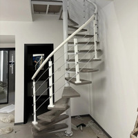Escaliers en spirale métalliques sur mesure pour villa et loft |   Hauteur de 3 à 5 m |   Certifié CE