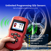 Herramienta de Diagnóstico TPMS QQr Q06, Sistema de Monitoreo de Presión de Neumáticos, Sensor de 315 y 433 MHz, Probador de Batería, para Autos, 1 Año de Garantía