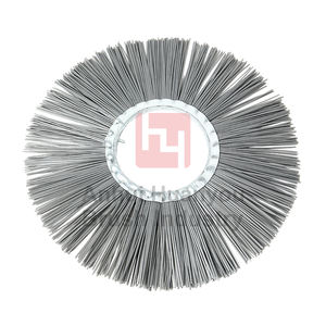 Vente chaude PP/fils d'acier gaufrette balayeuse gouttière balai route neige balayage <span class=keywords><strong>brosse</strong></span> - Product Image 2