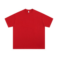 T-shirt HEALY japonais 300g pour homme, en coton épais, à manches courtes, col rond, coupe ample, blanc uni, couche de base, à demi-manches