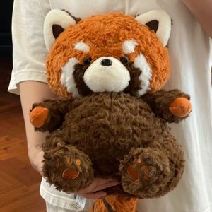 Peluche <span class=keywords><strong>Panda</strong></span> Rosso, Morbido Pupazzo Animale Imbottito, Corpo Arancione Ruggine, Segni Bianchi sul Viso, Regalo di Compleanno 31-50cm per Negozi di Articoli per Bambini - Product Image 6