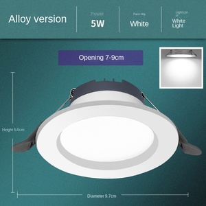 ไฟดาวน์ไลท์ LED ดาวน์ไลท์ LED 5W 12W 18W IP44 3CCT พื้นผิวทรงสี่เหลี่ยมเพรียวบาง - Product Image 5