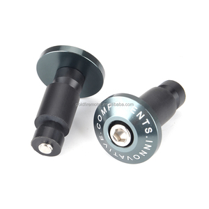Bouchons de guidon anti-vibration pour moto Yamaha Kawasaki Honda Bike Titanium - Product Image 2