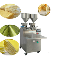 Machine à glacer automatique pour gâteaux à mille crêpes, équipement manuel pour l'étalement des couches de crème, machine à glacer pour gâteaux
