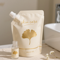 Pochette à bec verseur à impression personnalisée pour recharge de savon liquide Lessive en poudre Sac de pochette debout en plastique