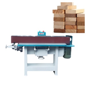 Banda transportadora vertical metálica para máquina de desbarbado y pulido de madera con banda de ensanche para el acabado de bordes de madera maciza - Product Image 1