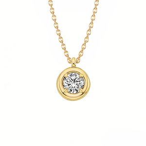 Nuevo Conjunto de Joyería Minimalista para Mujer, con Colgante de Moissanita, Aretes de Botón y Aretes de Palanca en Plata u Oro - Product Image 2