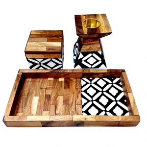 Mubkhar en bois de luxe, qualité supérieure, fait main, porte-encens classique, élégant, design, en bois, pour Bakhoor - Product Image 1