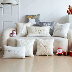 Xmas के पेड़ शीतकालीन अवकाश कुशन केस थ्रो तकिया को कवर करता है - Product Image 3