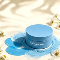 Masque hydratant personnalisé pour le contour des yeux au cuivre et aux peptides, avec caféine et GHK-Cu, pour les yeux gonflés