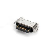 Conector USB 2.0 Tipo C Hembra MUP 16P de Una Sola Fila, DP100W, Conector Eléctrico para PCB, para Móviles y Tablets