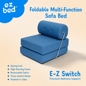 E Z <b>Bed</b> Switch 3 in 1 Foldable <b>Sofa</b> <b>Bed</b> combines modern comfort and flexible design with high density foam for daily living - Product Image 4