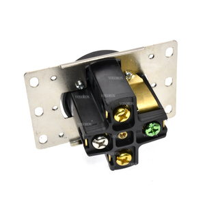 Đen Mỹ 50A NEMA 14-50p 14-50r Mỹ 4 cực ngành công nghiệp điện có dây nối nam nữ từ điện cắm ổ cắm - Product Image 4