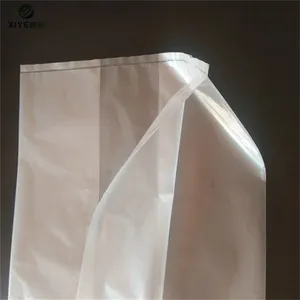 Grands sacs transparents personnalisés de 20 à 60 microns recyclés à soufflet en plastique PE LDPE