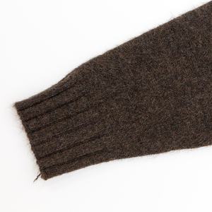 עיצוב מותאם אישית נשים בגדי גוף חם הכתף סוודר צמר גפן חם לסרוג סוודר לחורף לסתיו החורף - Product Image 5