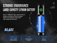 Lampe torche LED rechargeable étanche 3W super lumineuse en alliage d'aluminium pour usage tactique et d'urgence en extérieur, camping, charge USB