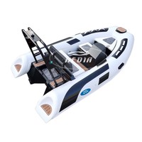 Mini bateau de vitesse 10ft Bateau Gonflable Hypalon nervure 330 bateau coque rigide gonflable