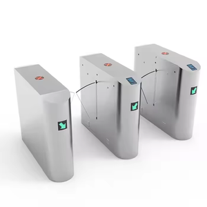 Tourniquet piétonnier de solutions intelligentes de carte de l'entrée RFID avec l'aileron de barrière de contrôle d'accès - Product Image 5