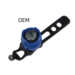 <strong>2025</strong> OEM CNC Cycling Gear Single Eye <strong>LED</strong> <strong>Bicycle</strong> Tail <strong>Light</strong> Waterproof Plastic Flashlights for Mountain Bike Riding Battery