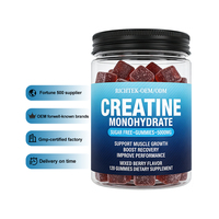 Bonbons de créatine monohydrate à croquer, supplément pré-entraînement personnalisé en gros sous marque privée, gommes de créatine