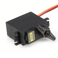 Servomoteur analogique MG995 à engrenages métalliques, 55g, couple élevé, haute vitesse, pour voiture RC, robot, hélicoptère (angle de commande 180°)