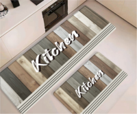 Tapis de cuisine rectangulaires en mousse PVC imperméables, antidérapants, de haute qualité, à motifs floraux modernes et minimalistes, en gros