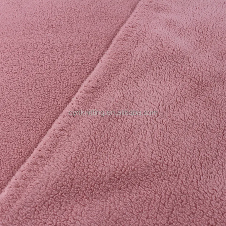 300gsm Super morbido in maglia di poliestere Spandex Micro pile polare fodera calda in tessuto Anti-pilling velluto