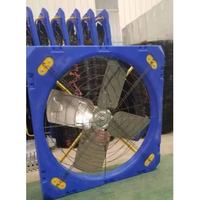Ventilador para Ganado con Aspas de Acero Inoxidable ZHENGZHOU para Granjas/Establos, OEM/ODM Personalizable, Gran Flujo de Aire, Resistente a la Corrosión